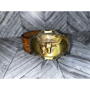 1978 Raintree Buckle with Western Style Belt Size 35
